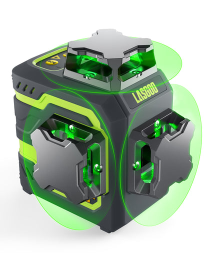 LasGoo LG-3D 360 Laser Level Self Leveling Laser 3x360° Green Laser Level