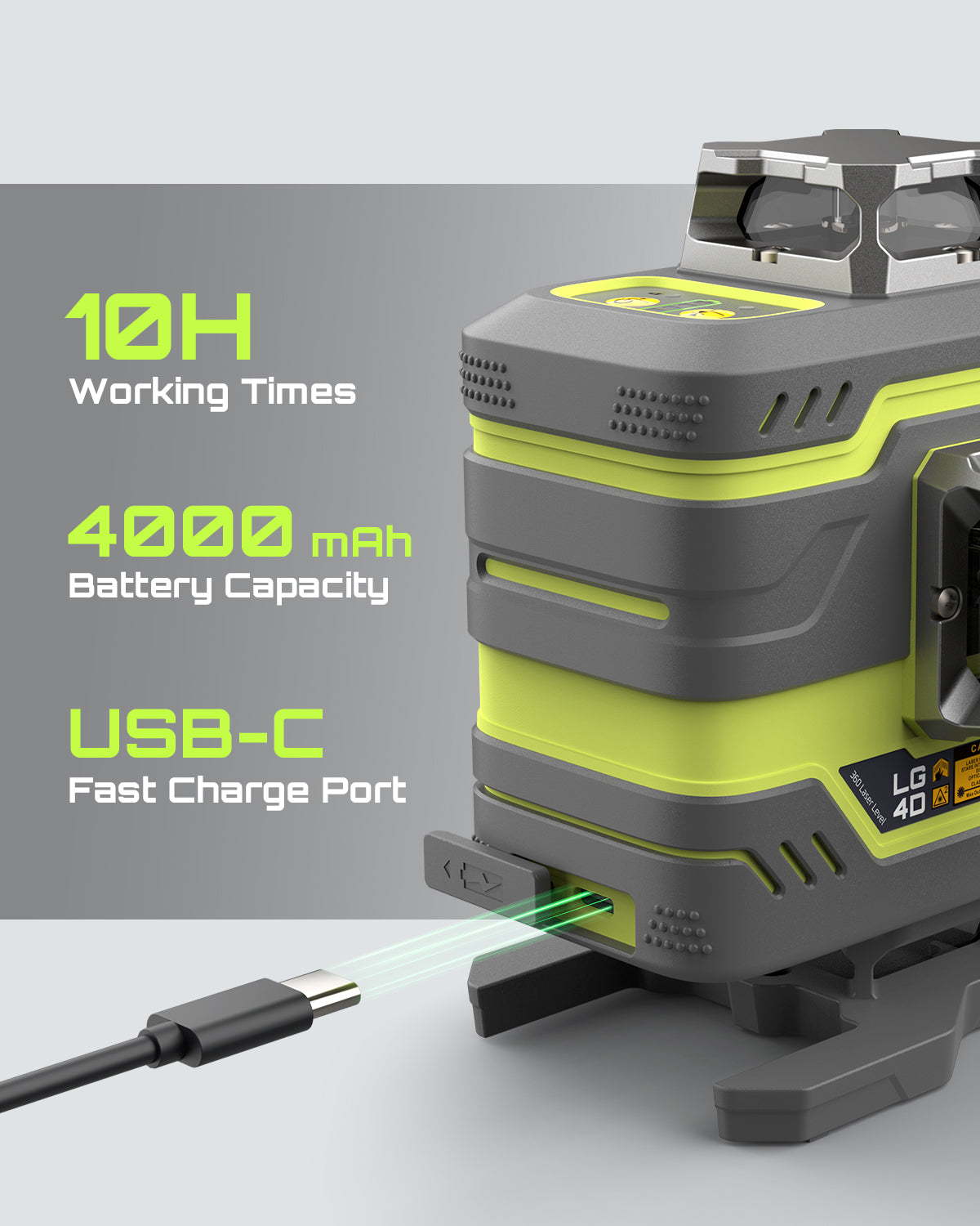 LasGoo LG-4D Laser Level in Action - Precision Measuring