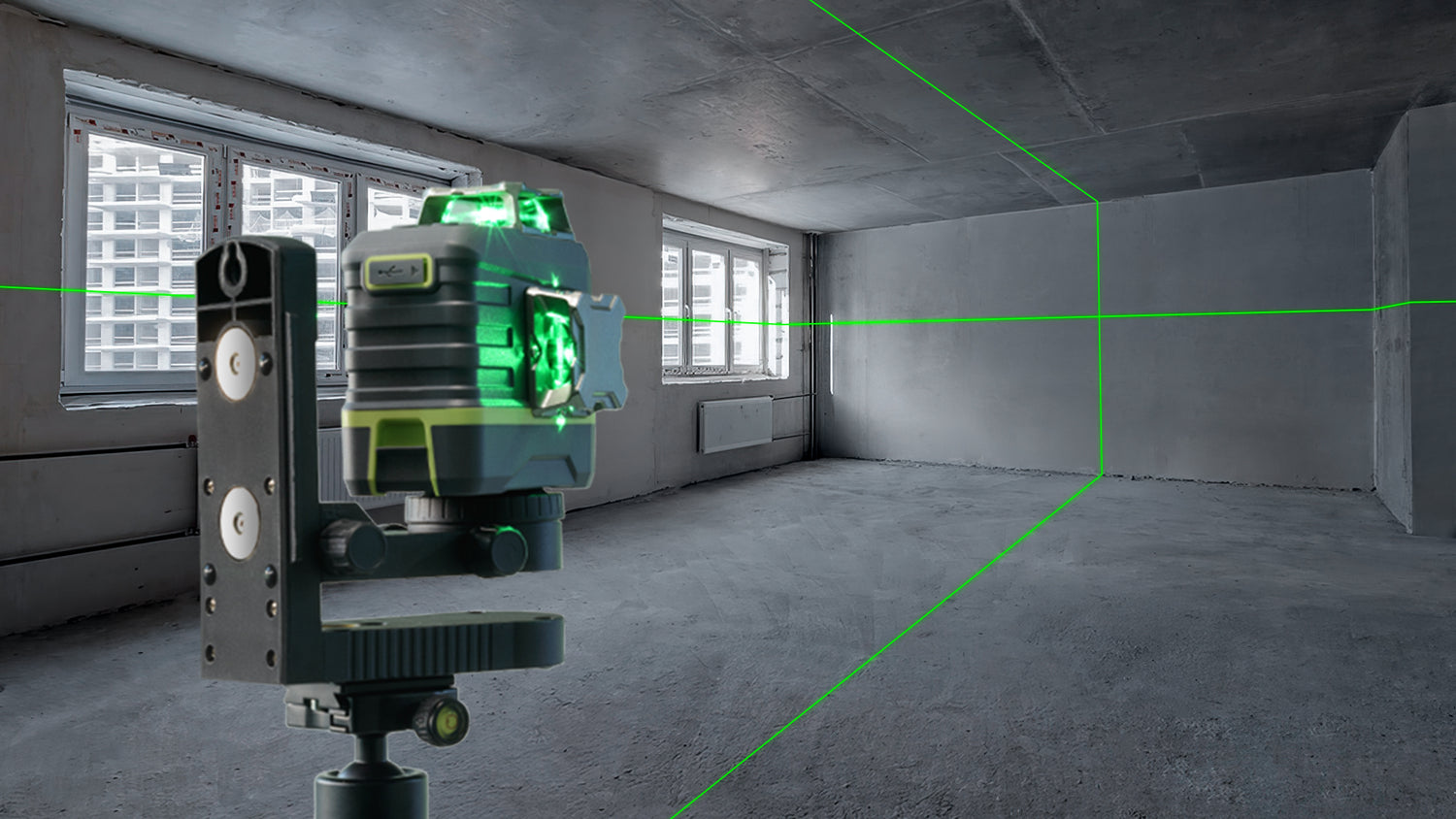 LasGoo LG-3D 360 Laser Level Self Leveling Laser 3x360° Green Laser Le –  LasGoo Tools