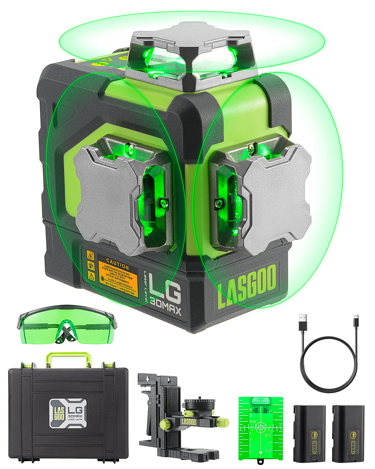 LasGoo 3DMAX Laser Level – Professional Precision for Home & Construction Use