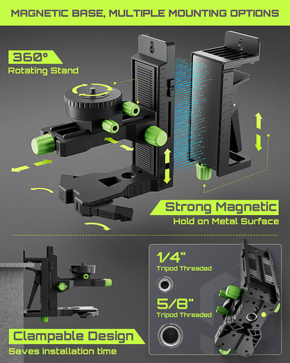 LasGoo 3DMAX Laser Level in use during construction project