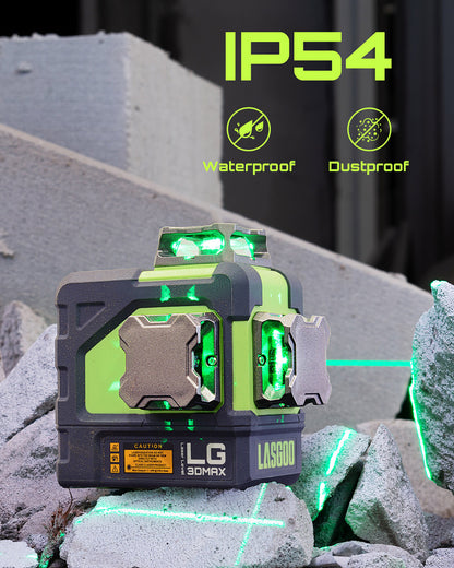 LasGoo 3DMAX Laser Level in use during construction project