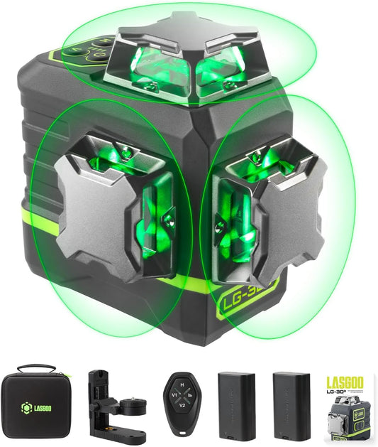 LasGoo LG-3Ds Laser Level 3x360° Self Leveling Laser Green Laser Level