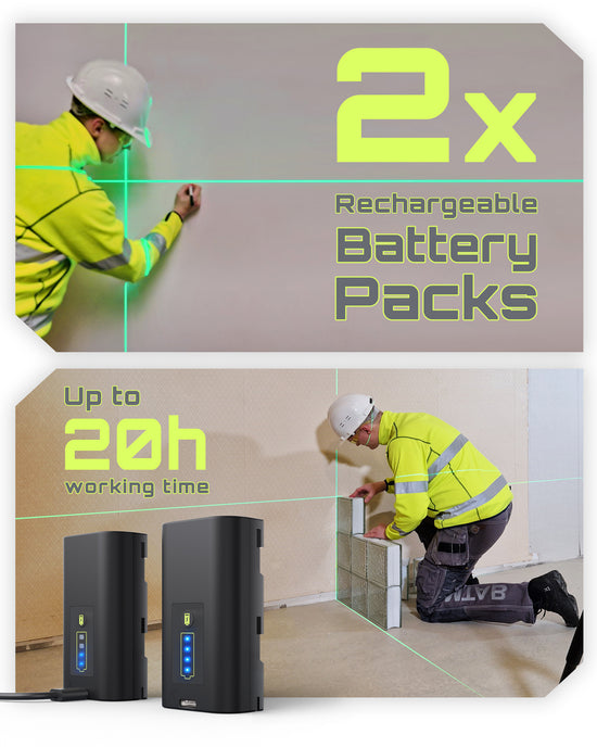 LasGoo LG3D3x360° Green Laser Level LasGoo Tools